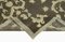 Brauner antiker handgewebter antiker indigener Vintage Teppich 6