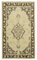 Beige Anatolian  Hand Knotted Antique Tribal Vintage Rug 1