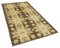 Beige Anatolian  Hand Knotted Wool Tribal Vintage Rug 2