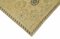 Beigefarbener Überfärbter Handgeknüpfter Vintage Teppich aus Wolle 4