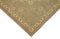Brown Decorative Hand Knotted Wool Oushak Carpet 4