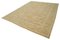 Brown Decorative Hand Knotted Wool Oushak Carpet 5
