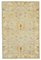 Tappeto decorativo Oushak antico intrecciato a mano beige, Immagine 1