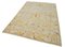 Tappeto decorativo Oushak antico intrecciato a mano beige, Immagine 3