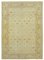 Beige Traditional Hand Knotted Wool Oushak Carpet, Image 1