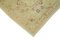 Antiker Handgemachter Beiger Oushak Teppich aus Wolle 6