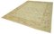 Tapis Oushak Beige Antique Fait Main en Laine 2