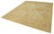 Beige Oriental Hand Knotted Wool Oushak Carpet, Image 2