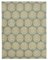 Tapis Oushak Décoratif Beige Fait Main en Laine 1