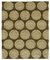 Brown Decorative Hand Knotted Wool Oushak Carpet, Image 1