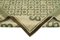 Tapis Oushak Antique Tissé à la Main Beige Orientale 5