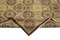 Beige Decorative Hand Knotted Wool Oushak Carpet 5