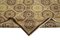 Beige Decorative Hand Knotted Wool Oushak Carpet, Image 5