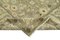 Grauer Ouskalk Teppich aus handgewebter türkiser Wolle 5