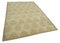 Handgearbeiteter anatolischer antiker Hand-Oushak Teppich in Beige 2