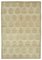 Vintage Anatolian Beige Handwoven Oushak Rug 1