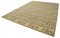 Beige Turkish Hand Knotted Wool Oushak Carpet 2