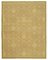 Handgearbeiteter anatolischer antiker Hand-Oushak Teppich in Beige 1