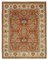 Red Decorative Handmade Wool Oushak Carpet 1