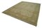 Yellow Traditional Hand Knotted Wool Oushak Carpet 3