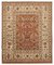 Vintage Red Traditional Handwoven Oushak Rug, Image 1