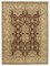 Beige Oriental Hand Knotted Wool Oushak Carpet 1