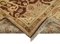 Tappeto decorativo Oushak in lana intrecciata a mano beige, Immagine 6