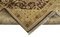 Antiker Oushak Teppich aus handgewebter Wolle in Beige 4