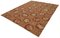 Handgewebter Roter Anatolischer Oushak Teppich aus Wolle 3