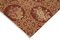 Handgewebter Roter Anatolischer Oushak Teppich aus Wolle 4