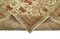 Beige Traditional Hand Knotted Wool Oushak Carpet 4