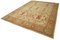 Beige Traditional Hand Knotted Wool Oushak Carpet 3