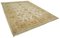 Beige Traditional Hand Knotted Wool Oushak Carpet, Image 3