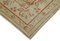 Beiger dekorativer handgewebter antiker Oushak Teppich 6