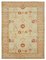 Beige Oriental Handmade Wool Oushak Carpet, Image 1