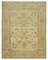 Tapis Oushak Beige Anatolien Fait Main en Laine 1