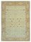 Beige Oriental Hand Knotted Wool Oushak Carpet, Image 1