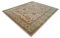 Beige Decorative Handmade Wool Oushak Carpet 3