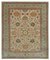 Beige Decorative Handmade Wool Oushak Carpet 1