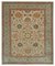 Tappeto Oushak decorativo fatto a mano in lana beige, Immagine 1