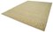 Beige Traditional Hand Knotted Wool Oushak Carpet 2