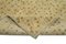 Beige Traditional Hand Knotted Wool Oushak Carpet 4