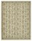 Beige Anatolian  Hand Knotted Wool Oushak Carpet 1