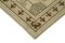 Tappeto Oushak beige annodato a mano in lana, Immagine 6