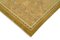 Yellow Decorative Hand Knotted Wool Oushak Carpet 6