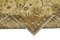 Antiker Oushak Teppich aus handgewebter Wolle in Beige 4
