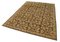 Brown Traditional Hand Knotted Wool Oushak Carpet 3