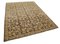 Brown Traditional Hand Knotted Wool Oushak Carpet 2