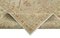 Antiker Oushak Teppich aus handgewebter Wolle in Beige 4
