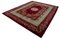 Red Anatolian  Hand Knotted Wool Oushak Carpet 3